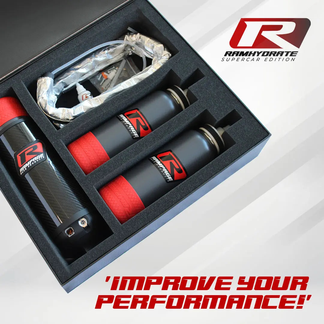 Best-selling Rampage race car hydration and cooling products