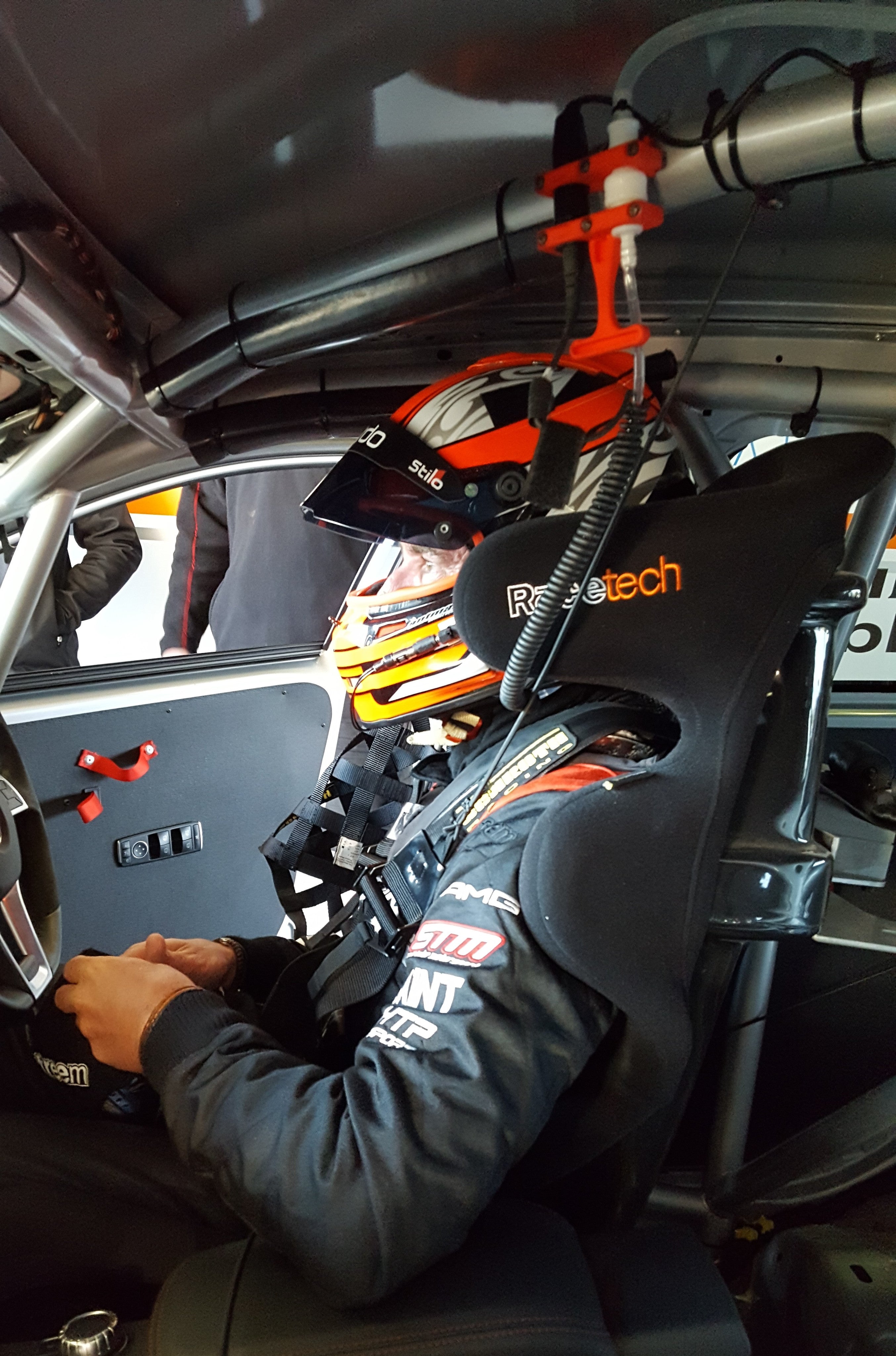 Craig Baird using rampage race products in a Mercedes AMG A45 at Bathurst 6hr production car race