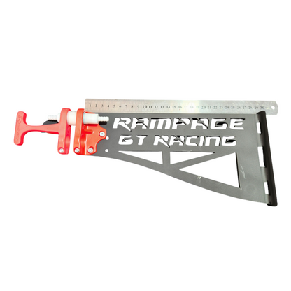 300mm long race car quick connection mount with flat mount quick connections from Rampage